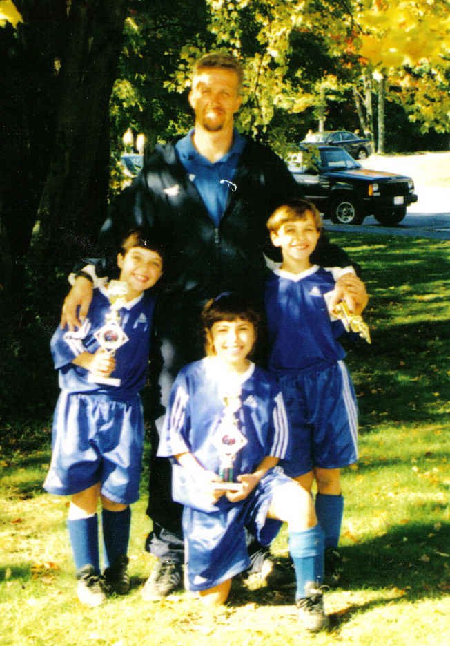 Soccer Coach with Trio.