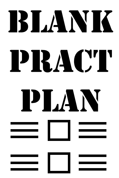 Blank Practice PLan